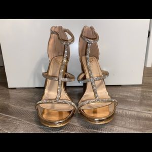 Rose Gold Windsor Heels Size 7.5